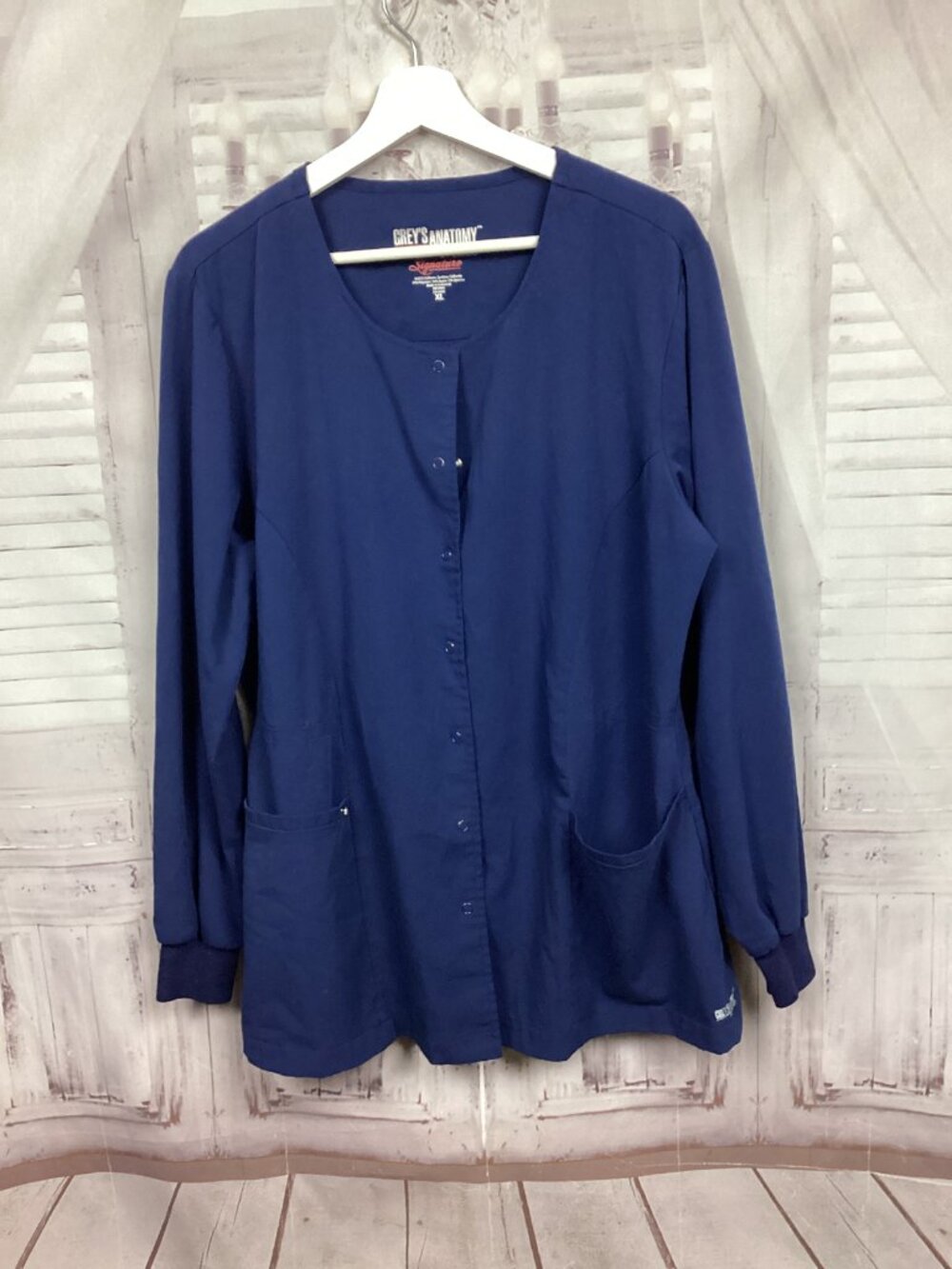 Greys Anatomy Scrub Set Blue XL/LP - Picture 7 of 12